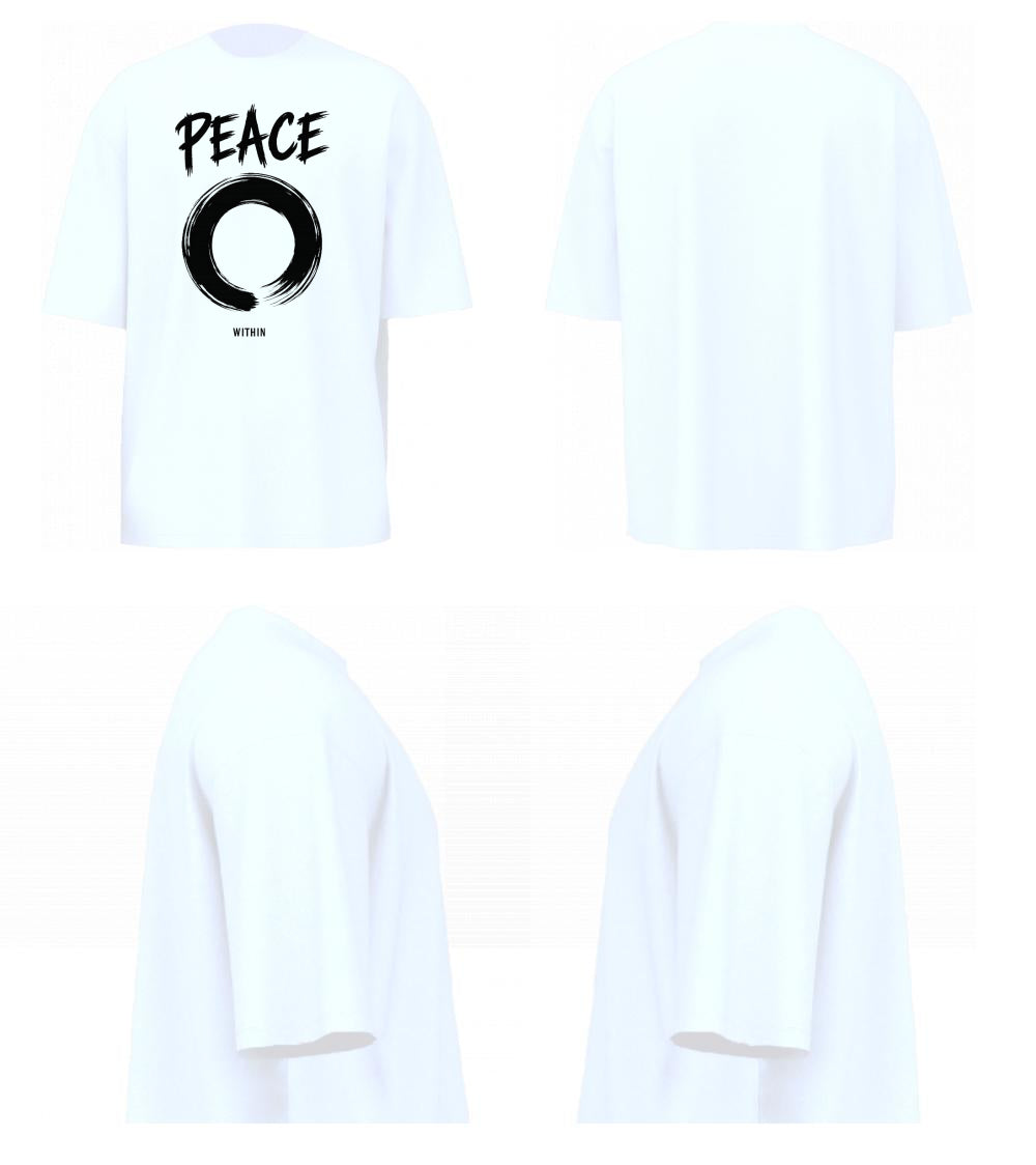 ZIVVI Peace with In Premium Oversized Unisex T-shirt