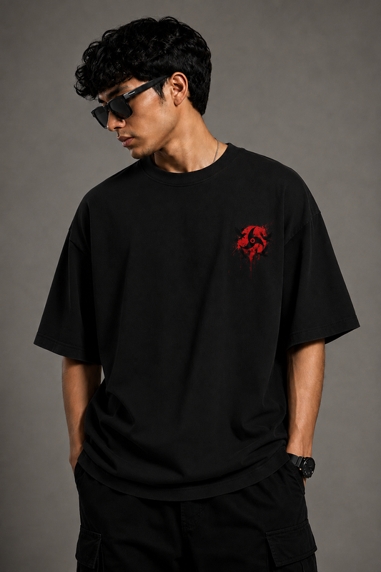 ZIVVI Crimson Crow Premium Oversized Tee