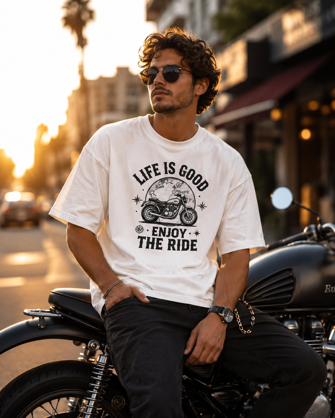 Unisex Life Good Enjoy The Ride T-shirt