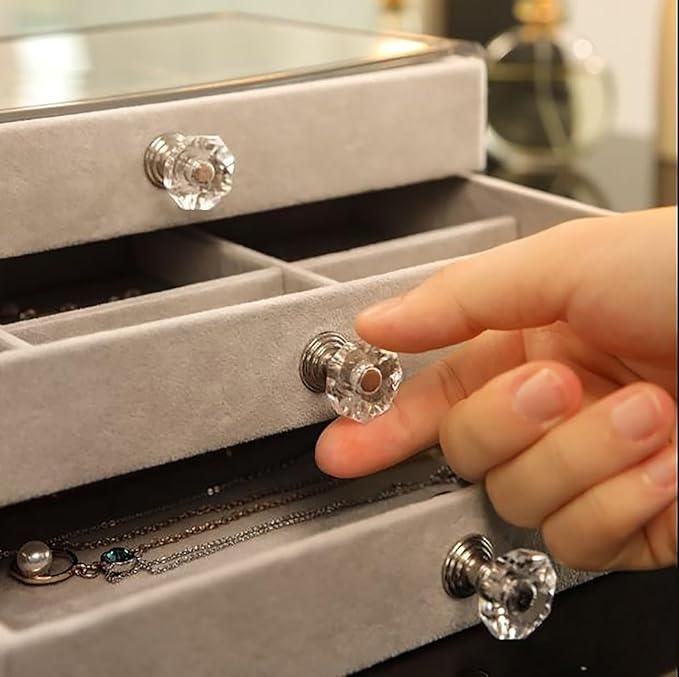 LuxeVault 3-Layer Jewellery Organizer