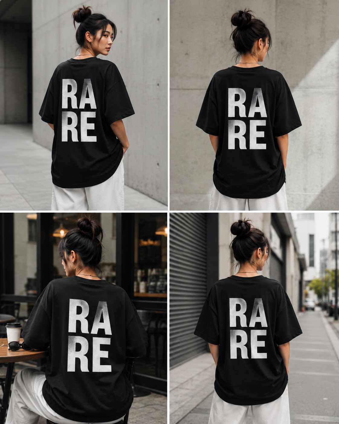 RARE Back Printed Oversized Unisex T-shirt