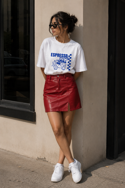 ZIVVI Espresso Yourself Premium Oversized T-shirt