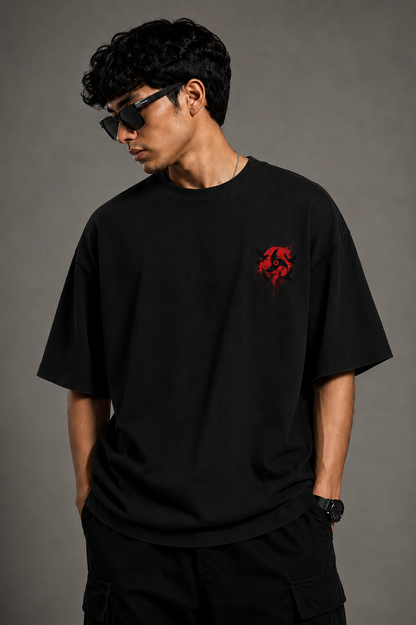 ZIVVI Crimson Crow Premium Oversized Tee