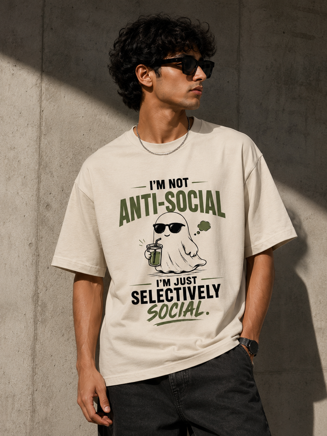 Not Anti-Social Unisex T-shirt