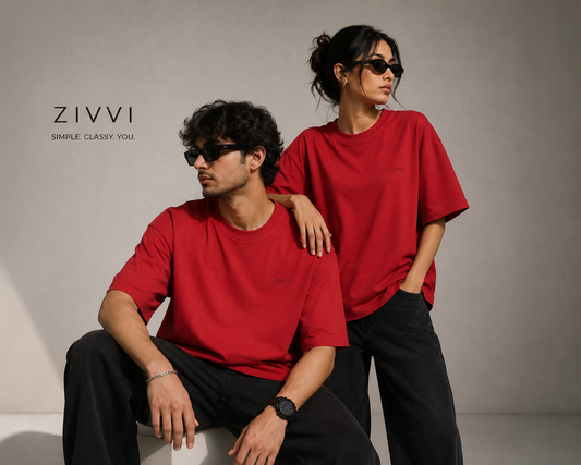 ZIVVI Premium Essential Oversized Unisex Tee