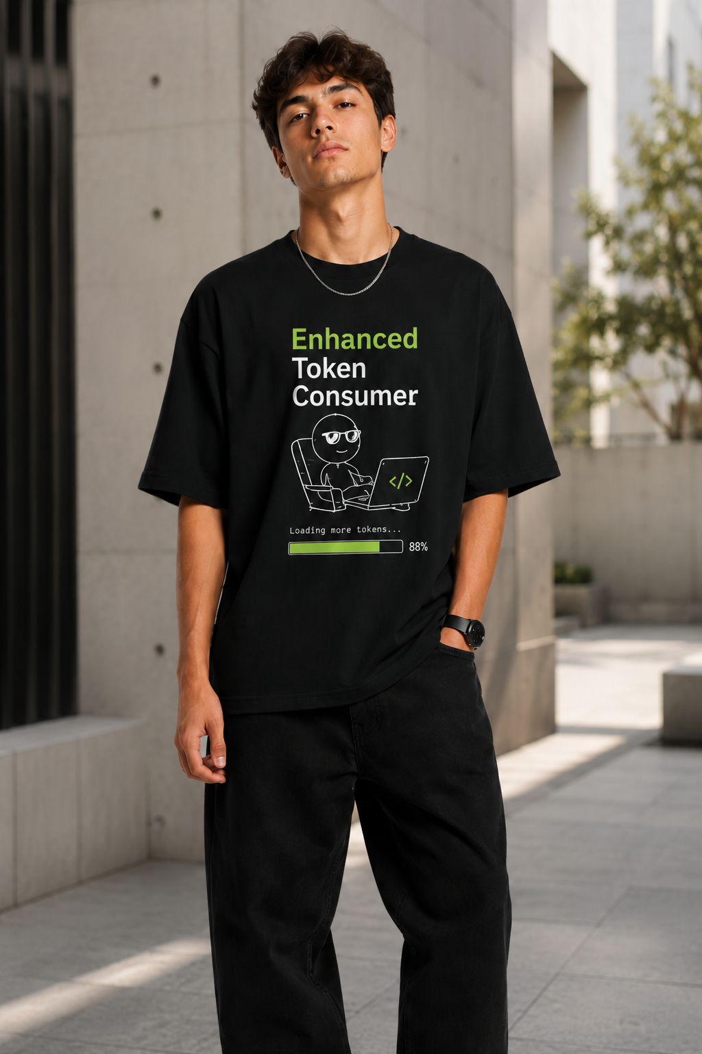 The Token Consumer Oversized T-shirt