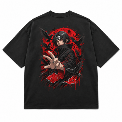 ZIVVI Crimson Crow Premium Oversized Tee
