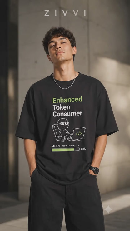 The Token Consumer Oversized T-shirt